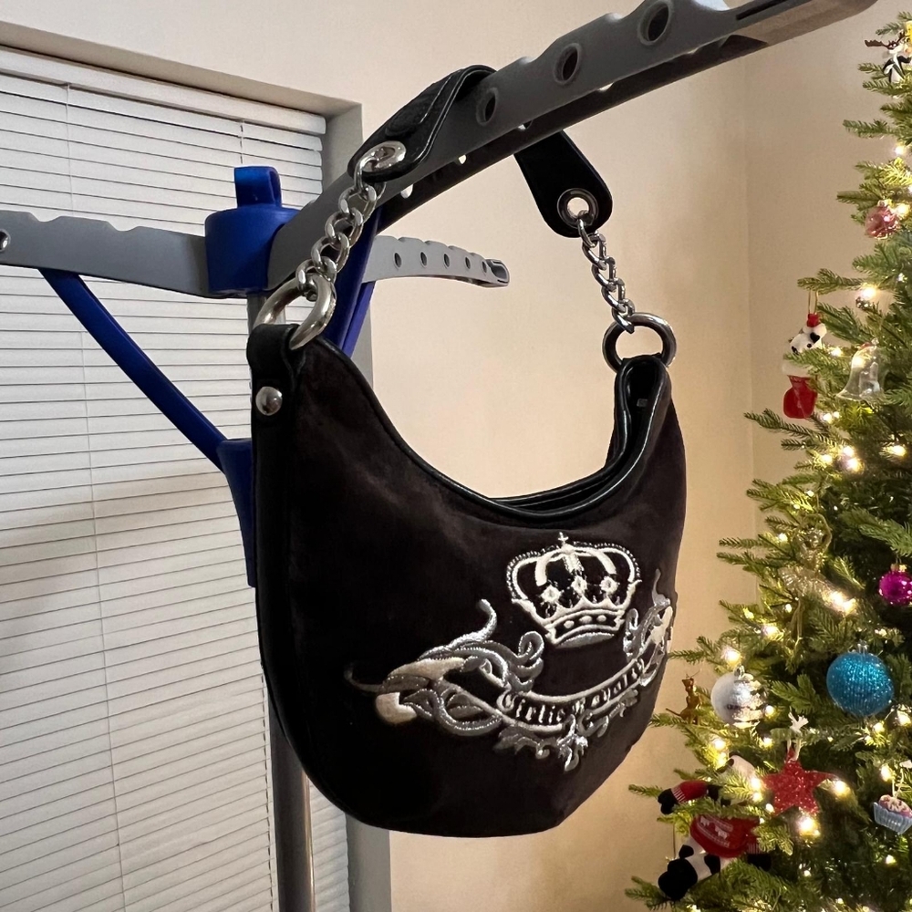 Vintage Juicy Couture Girlie Royalty Shoulder Bag - Picture 2 of 5
